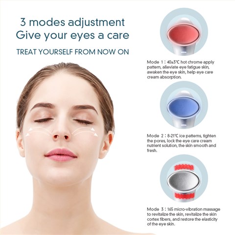 Eye Massage Products 9 LED Color Electric Eye Beauty Wand