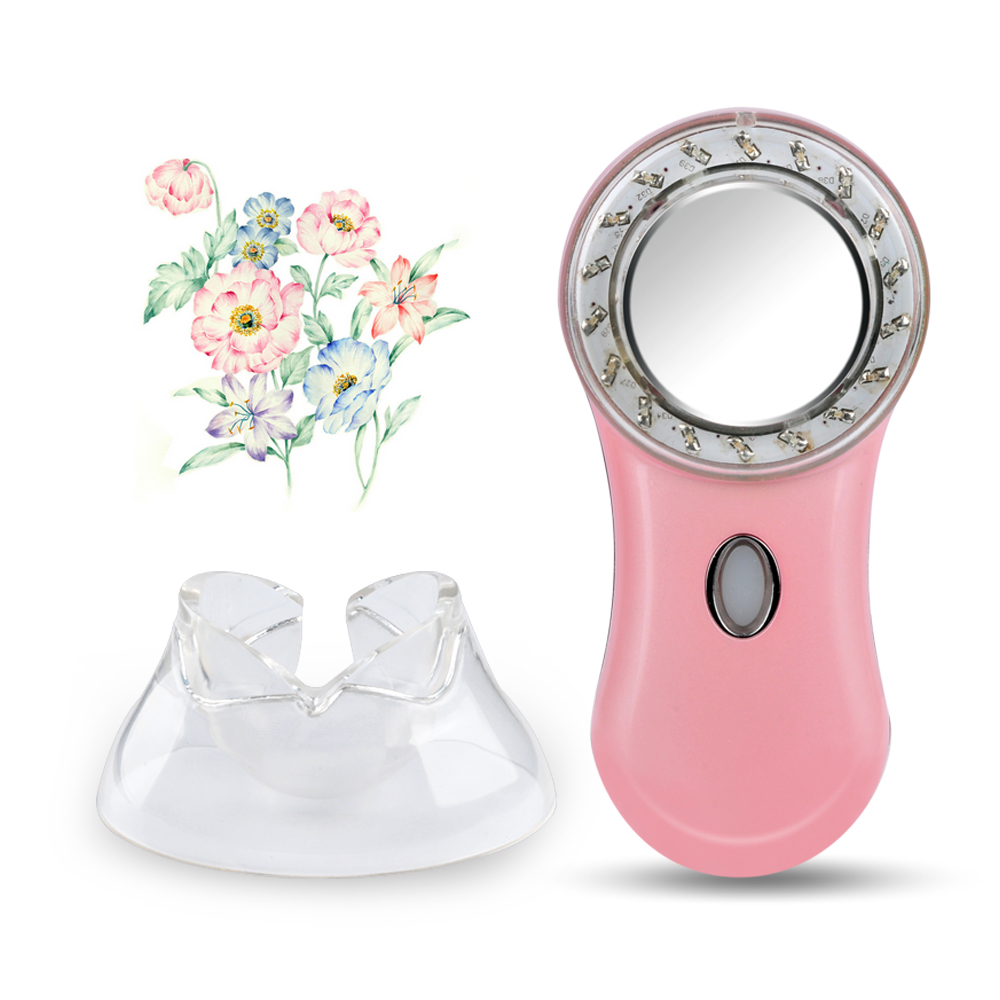 Hot & cold facial beauty device