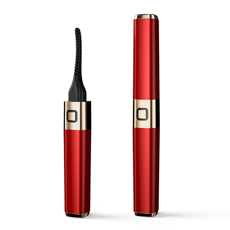 Heated electric eyelash curler